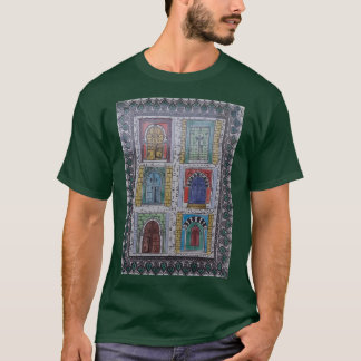 Oorspronkelijke mediterrane traditionele tegelplaa t-shirt