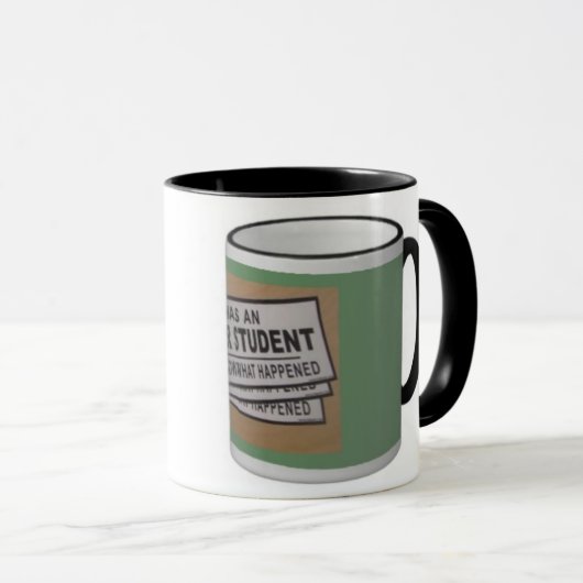 Oorspronkelijke mok van het ontwerp (Voorkant rechts)