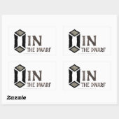 Oorspronkelijke naam rechthoekige sticker (Vel)