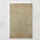 Oorspronkelijke onafhankelijkheidsverklaring briefpapier (Voorkant / Achterkant)