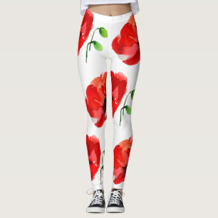 Oorspronkelijke oppie waterverven Voorjaars Leggin Leggings