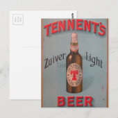 Oorspronkelijke oude poster van Glasgow's beroemde Briefkaart (Voorkant / Achterkant)