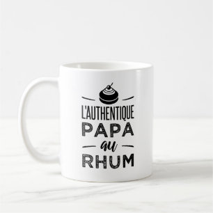Oorspronkelijke papa aan de rum koffiemok