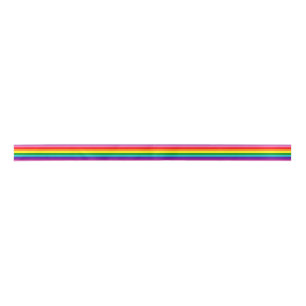 Oorspronkelijke regenboogpride vlag satijnen lint
