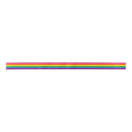Oorspronkelijke regenboogpride vlag satijnen lint (Voorkant)