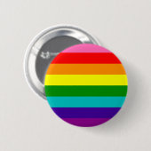Oorspronkelijke regenboogvlag Button (Voorkant /achterkant)