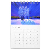 Oorspronkelijke schilderijen met fijne kunst Beste Kalender (Jan 2026)