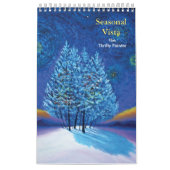 Oorspronkelijke schilderijen voor seizoensgebonden kalender (Hoes)