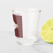 Oorspronkelijke Schotse clan Tartan Shot Glas (Rechts)