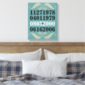 Oorspronkelijke speciale data canvas afdruk (Insitu (Slaapkamer))