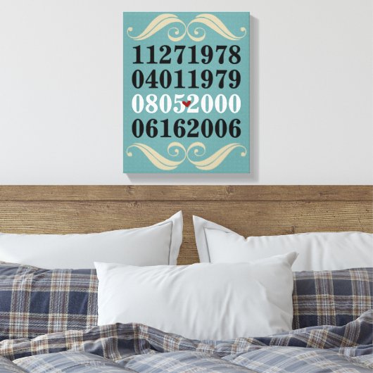 Oorspronkelijke speciale data canvas afdruk (Insitu (Slaapkamer))