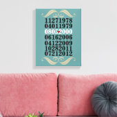 Oorspronkelijke speciale data canvas afdruk (Insitu (Woonkamer))