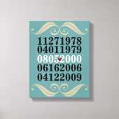 Oorspronkelijke speciale data canvas afdruk (Voorkant)