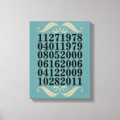 Oorspronkelijke speciale data canvas afdruk (Voorkant)