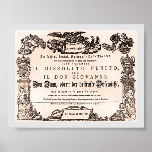 Oorspronkelijke speelbal, première van Wenen van D Poster (Voorkant)