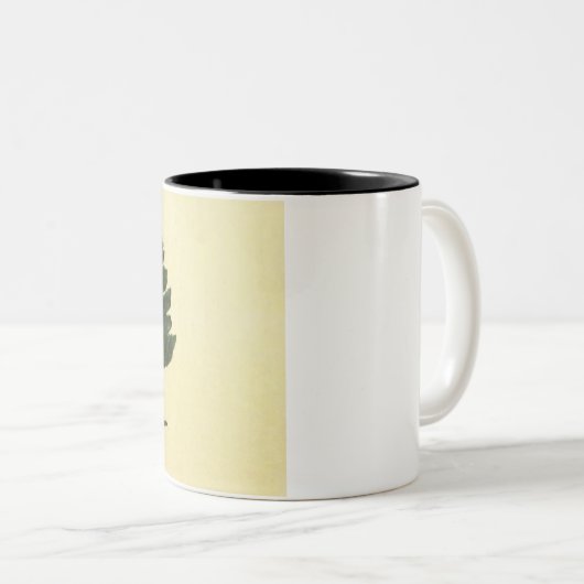 Oorspronkelijke staat van Maine Pine Tree Flag Mok (Voorkant rechts)