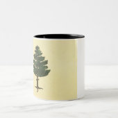 Oorspronkelijke staat van Maine Pine Tree Flag Mok (Center)