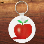oorspronkelijke tekenappel sleutelhanger (Voorkant)