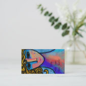 Oorspronkelijke tekenhaarlijst visitekaartje (Staand voorkant)