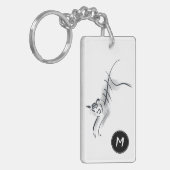 Oorspronkelijke tekening5 Chinese tijdenjaarnaam B Sleutelhanger (Voorkant Links)