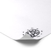 Oorspronkelijke tekening 1 Paardenjaar dierentuin  Poster (Hoek)