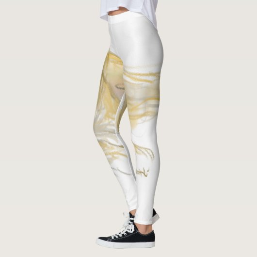 Oorspronkelijke tekening 2 Chinese tijger: geboort Leggings (Links)