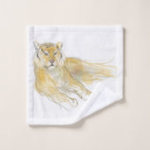 Oorspronkelijke tekening 2 Chinese tijgerjaar gebo Bad Handdoek (Wasdoekje)