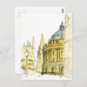 Oorspronkelijke tekening camera Radcliffe Briefkaart (Voorkant / Achterkant)