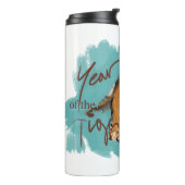 Oorspronkelijke tekening Chinese tijger: geboorted Thermosbeker (Gedraaid links)