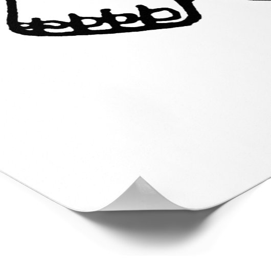 Oorspronkelijke tekening Netsuke Poster (Hoek)