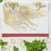 Oorspronkelijke tekening van het Chinese Jaar van  Theedoek (Gevouwen)