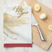 Oorspronkelijke tekening van het Chinese Jaar van  Theedoek (Quarter Fold)