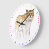 Oorspronkelijke tekening van het jaar van de geboo grote klok (Hoek)