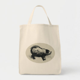 Oorspronkelijke tekening van Varken met 2019 Tote Bag