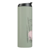 Oorspronkelijke tekening Varkens en bamboe thermis Thermosbeker (Gedraaid links)