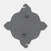 Oorspronkelijke tekening Zwarte Weduwe Spin Kunst Bedankdoosjes (Uitgevouwen)