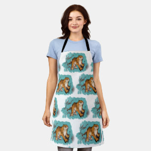 Oorspronkelijke tekenteller Chinees nieuwjaar AoA4 Schort