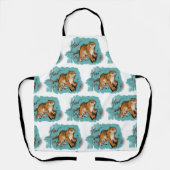 Oorspronkelijke tekenteller Chinees nieuwjaar AoA4 Schort (Voorkant)