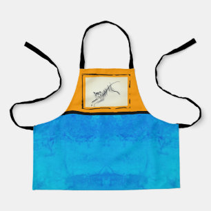 Oorspronkelijke tekenteller Chinees nieuwjaar aoA5 Schort