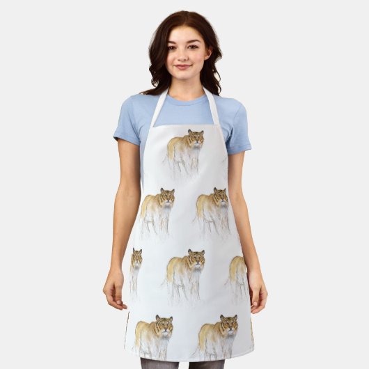 Oorspronkelijke tekenteller Chinees nieuwjaar AoA6 Schort (Gedragen)