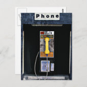 Oorspronkelijke telefooncel briefkaart (Voorkant / Achterkant)