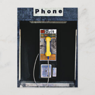 Oorspronkelijke telefooncel briefkaart