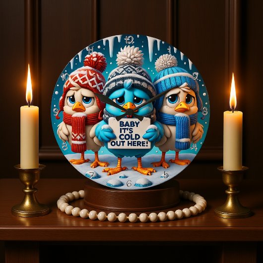 Oorspronkelijke titel: Baby, it's cold out here Grote Klok