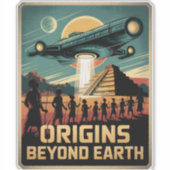 Oorspronkelijke titel: Beyond Earth Ancient Alien  Sticker (Voorkant)