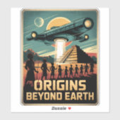 Oorspronkelijke titel: Beyond Earth Ancient Alien  Sticker (Vel)