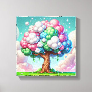 Oorspronkelijke titel: Cloud-Bearing Tree of Whims Canvas Afdruk