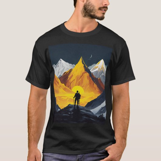 Oorspronkelijke titel: Conquer the Himalayas: Adve T-shirt (Voorkant)