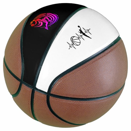 Oorspronkelijke titel: Dynamic Vrouw Basketball Si Basketbal (Schuin)