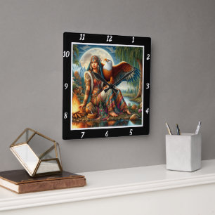 Oorspronkelijke titel: Eagle's Domain River's Sere Vierkante Klok