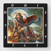 Oorspronkelijke titel: Eagle's Domain River's Sere Vierkante Klok (Voorkant)